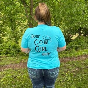 Bella Canvas Turquoise Graphic Tee